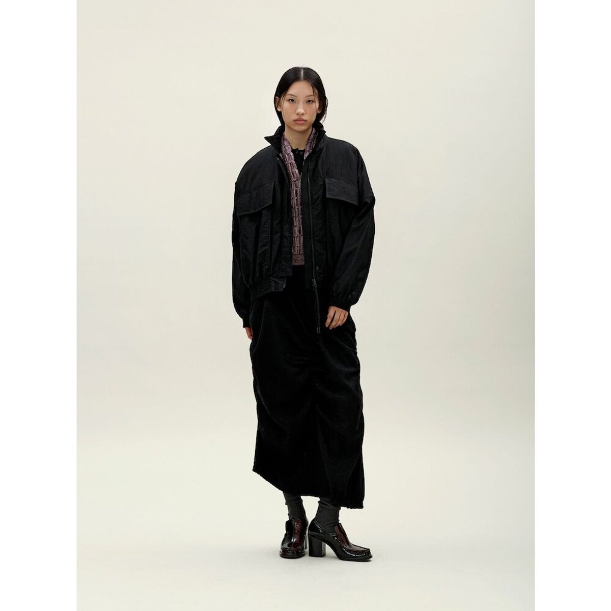 앙개(ANGGAE) Track Jumper  Black