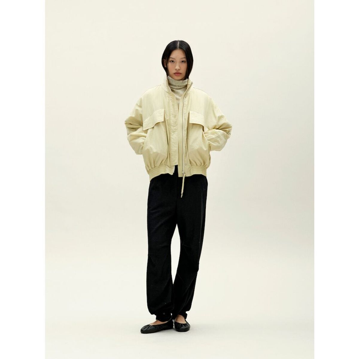 앙개(ANGGAE) Track Jumper  Lemon