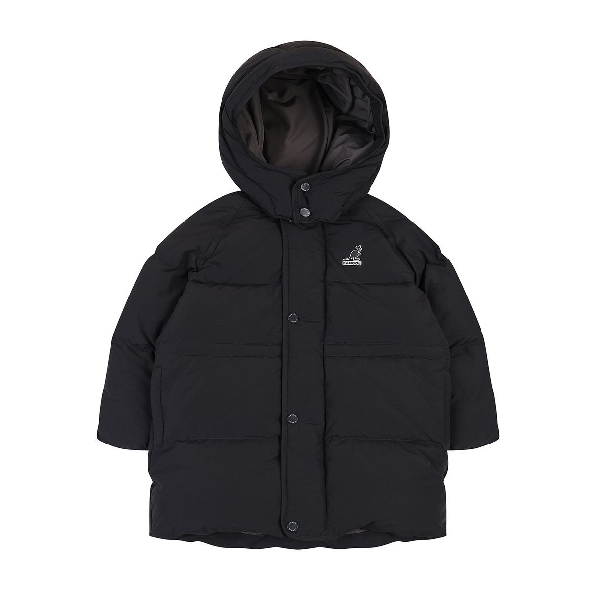 캉골키즈(KANGOL KIDS) 버블 롱 다운점퍼 RD 0109 차콜