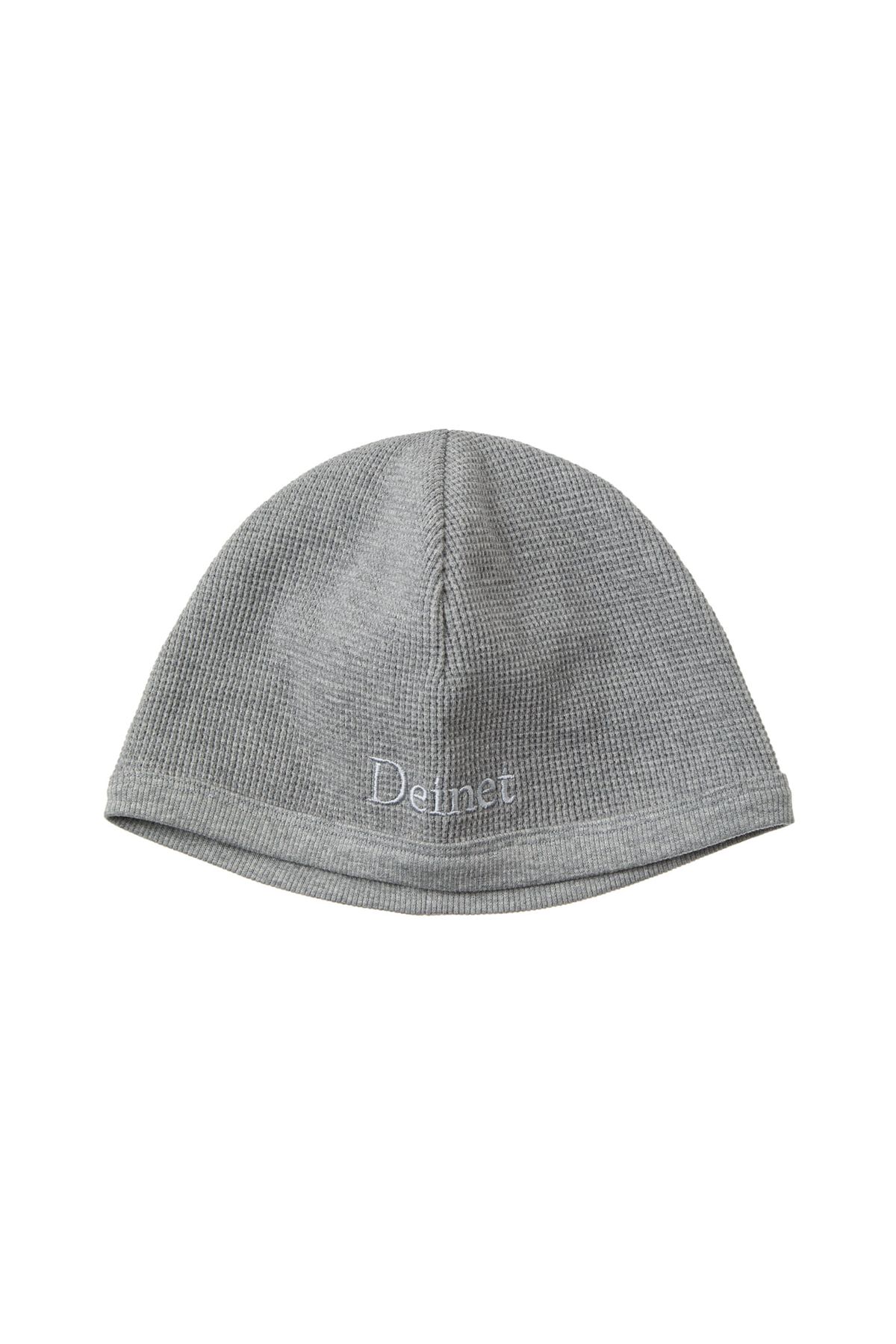 다이닛(DEINET) WAFFLE BEANIE IN MELANGE GREY