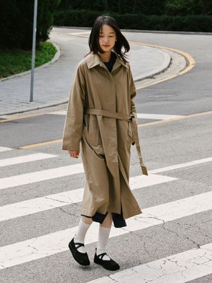 레이트어텀 맥 코트_베이지