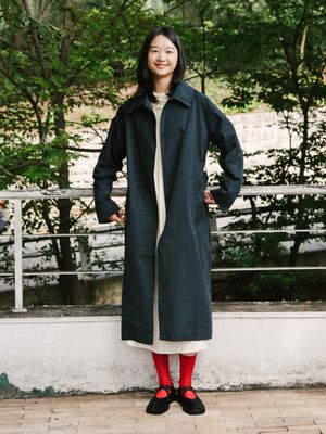 레이트어텀 맥 코트_네이비