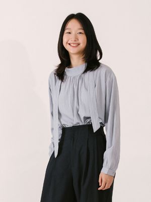 아틀리에 블라우스_블루