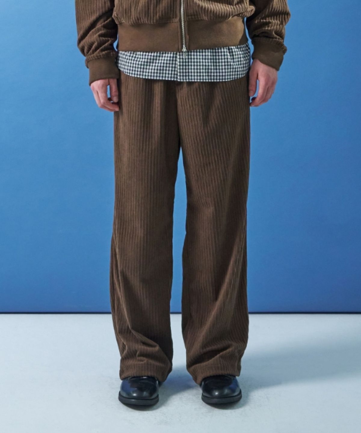 문선 아카이브(MOONSUN ARCHIVE) M.C UNISEX, Corduroy Sweat Pants / Brown