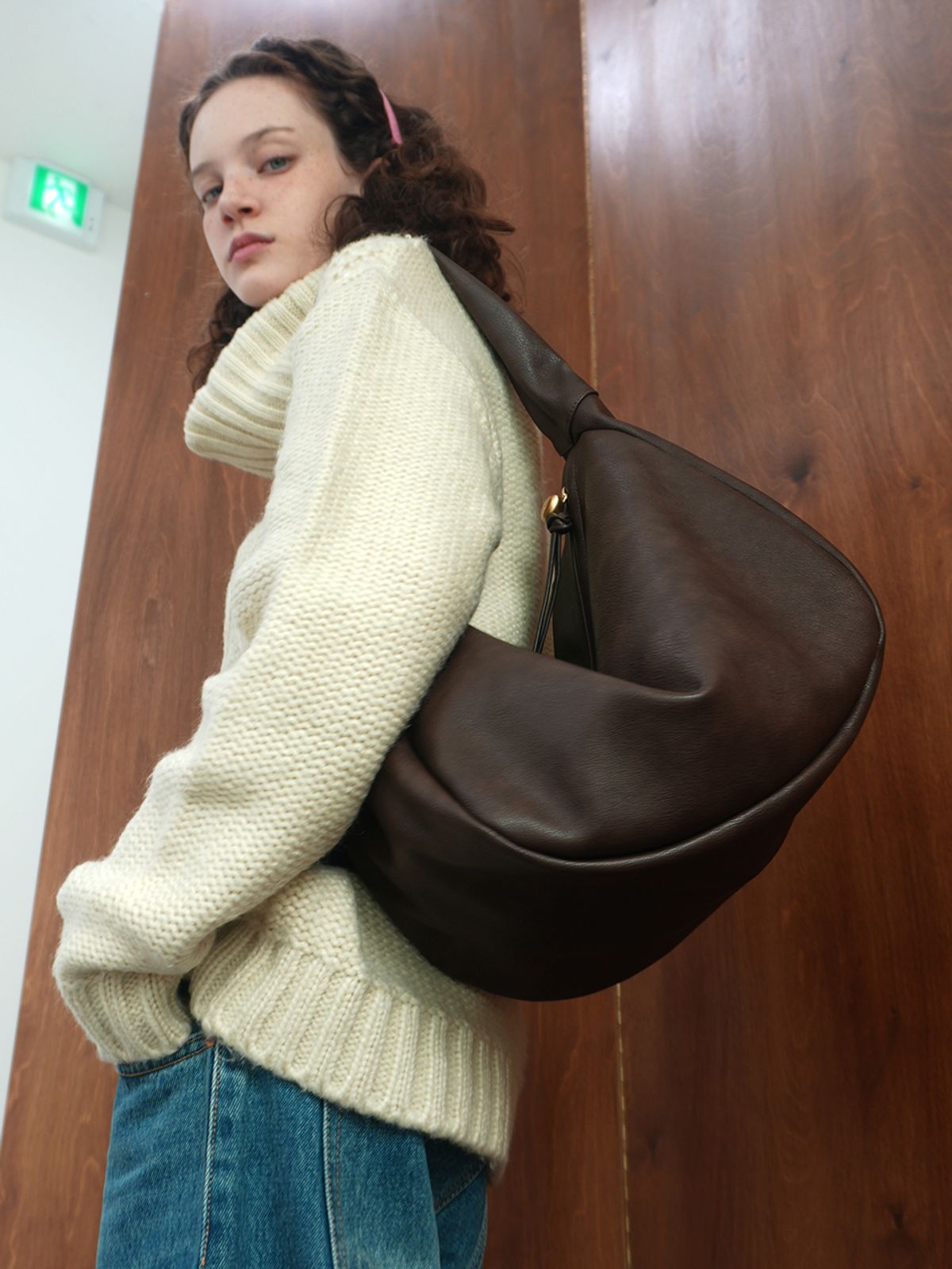 데누(DENU) [아울렛] ETHER Bag [Brown]