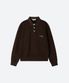 M.C UNISEX, Classic Polo Sweatshirt / Brown