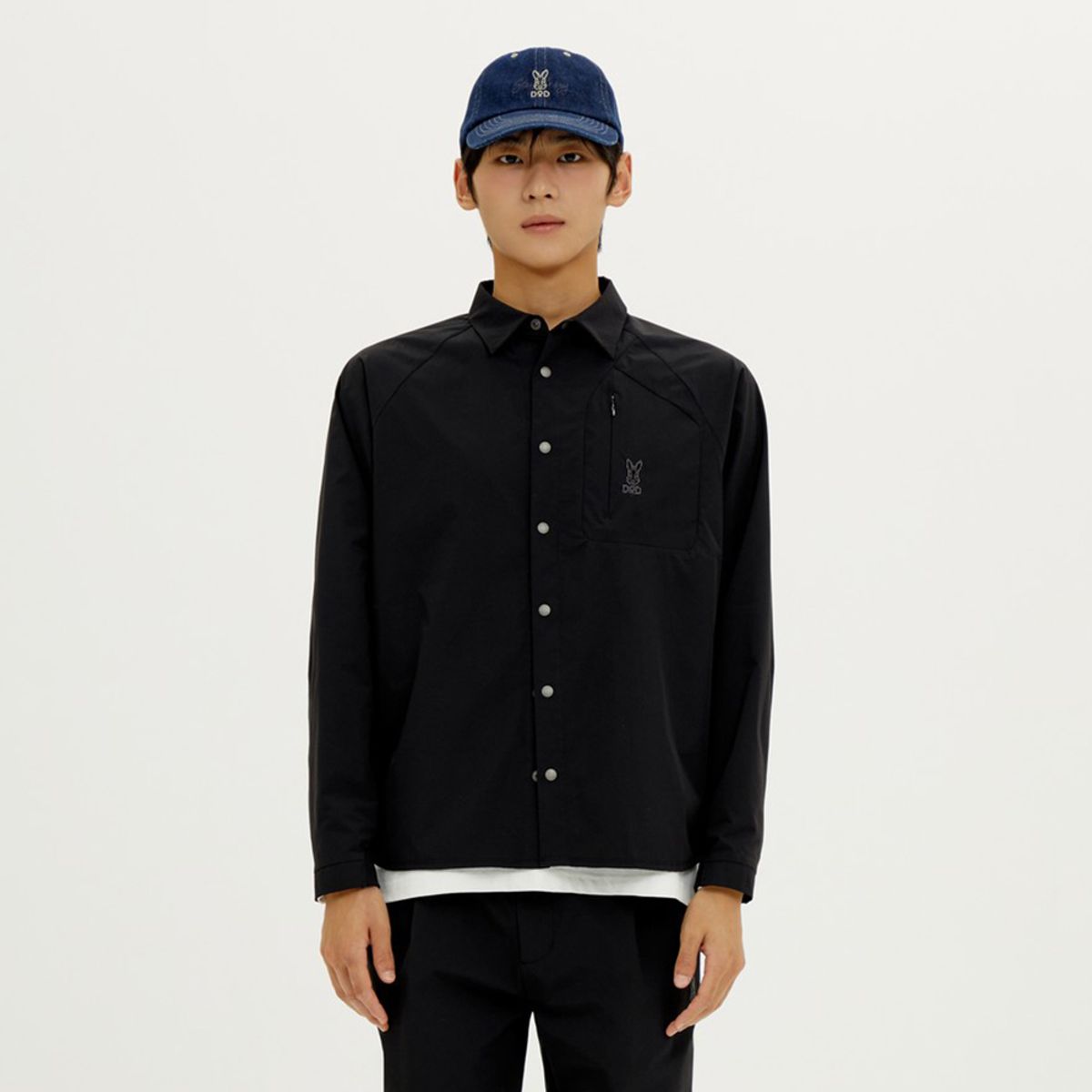 디오디(DOD) 하이브리드 미니멀 셔츠(BLACK)