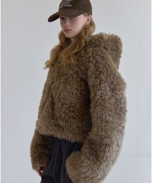 토스티 퍼 후드 자켓 (2색상)