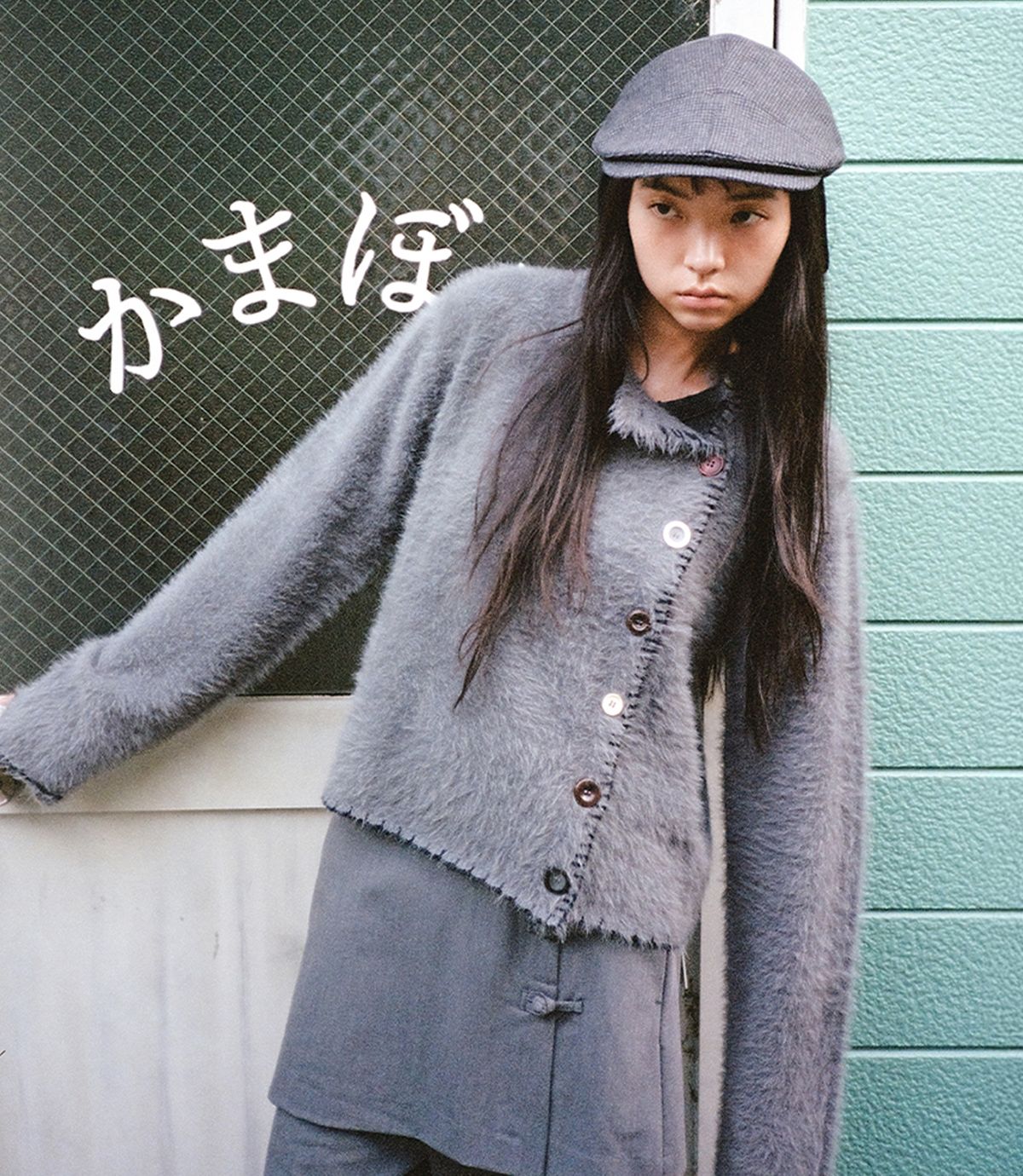 나이스고스트클럽(NICEGHOSTCLUB) FFATS BUTTON CARDIGAN_GREY(NG2FFFK683A)