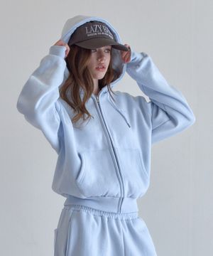 슬로우 멜로우 데일리 집업 후드 (5색상)