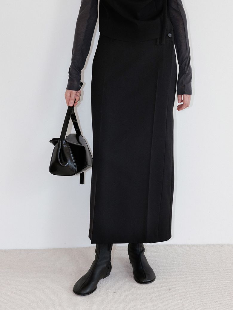 Asymetric H-line Long Skirt SW5AS330-10