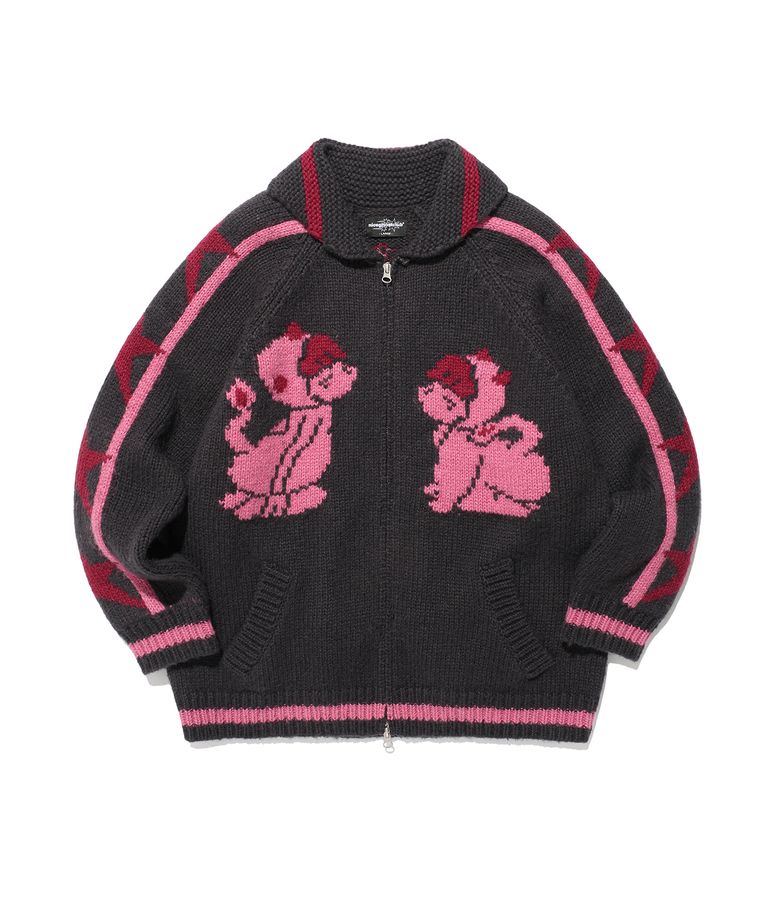 DEVIL COWICHAN SWEATER_PURPLE(NG2FFUK680A)