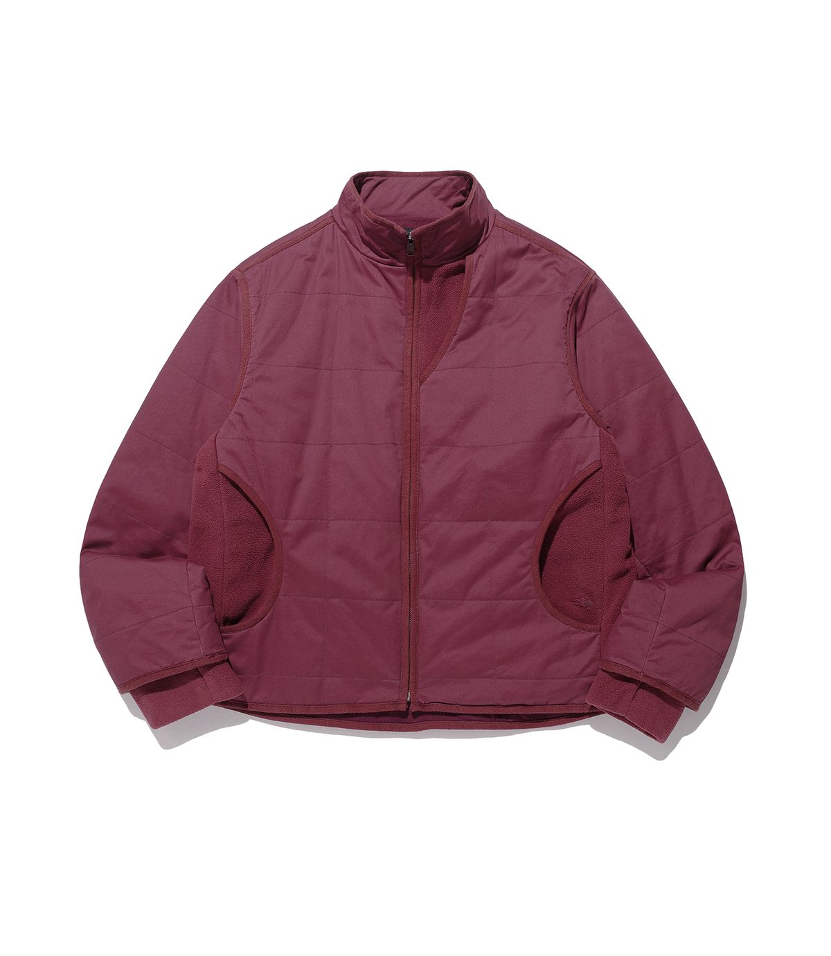 나이스고스트클럽(NICEGHOSTCLUB) COTTON WASHED QUILTING JACKET_BURGUNDY(NG2FWUB900A)