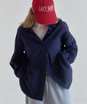 루즈 핏 클래식 솔리드 셔츠 (4색상)