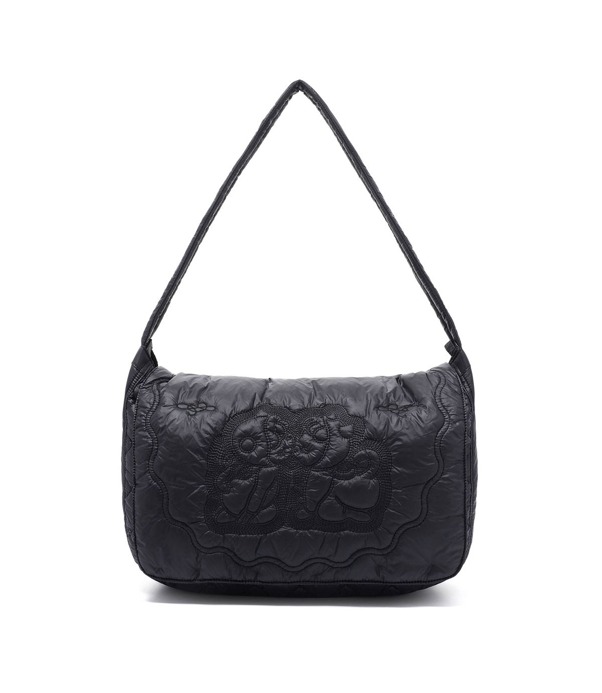 나이스고스트클럽(NICEGHOSTCLUB) STITCH PUFFER ANGELS CROSSBAG_BLACK(NG2FFUAB41A)