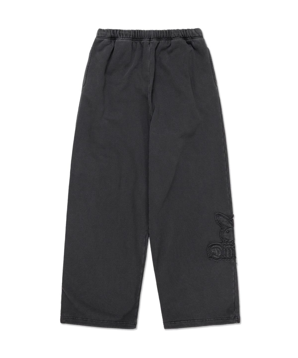 디미토(DIMITO) [PLAYBOY x DIMITO] BUNNY SWEATPANTS WASHED BLACK