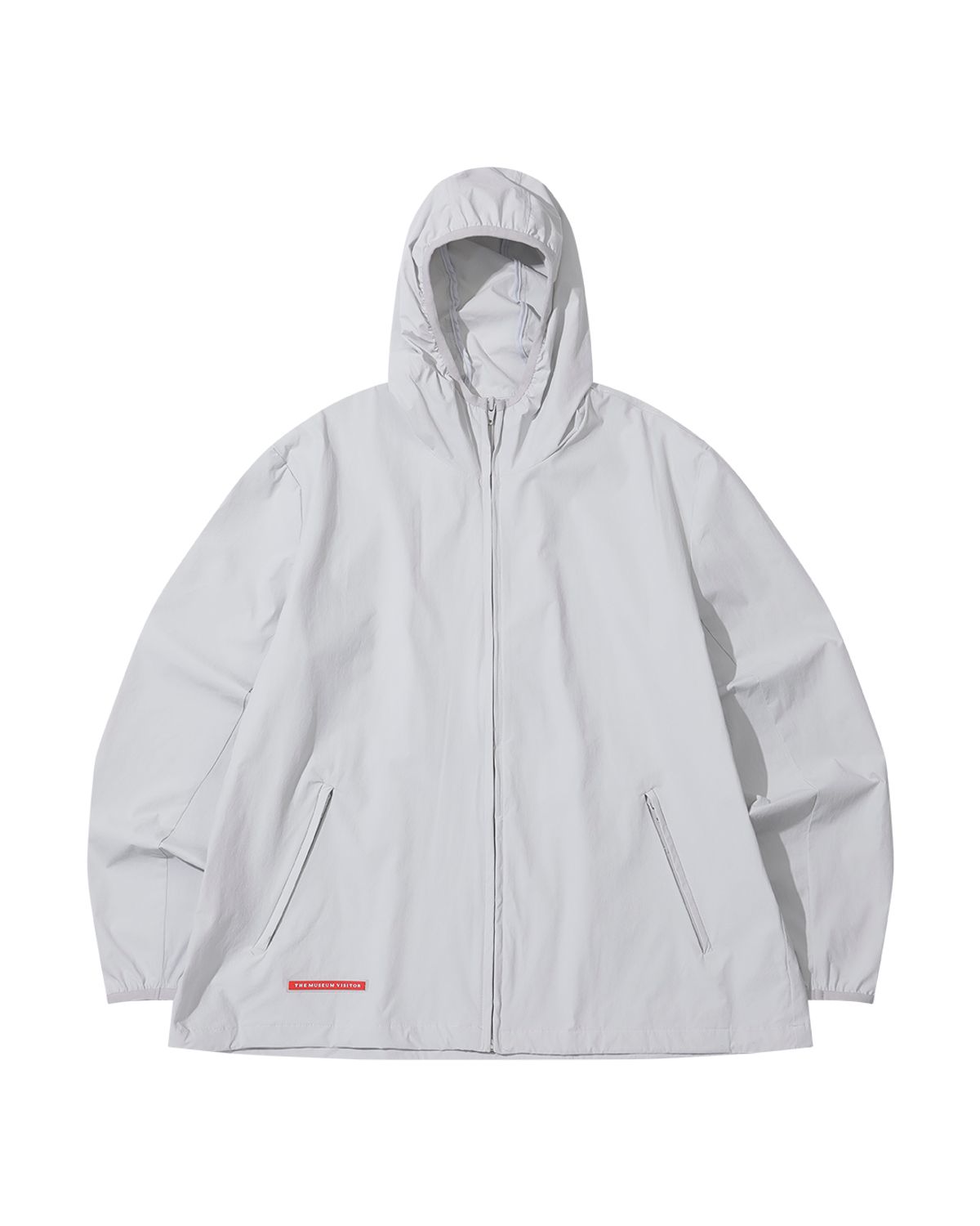 더뮤지엄비지터(THEMUSEUMVISITOR) HORSE PRINTED HOODIE JACKET (GREY)