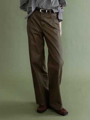 [기장선택] Straight-leg Coating Jeans SJ5AL350_2color