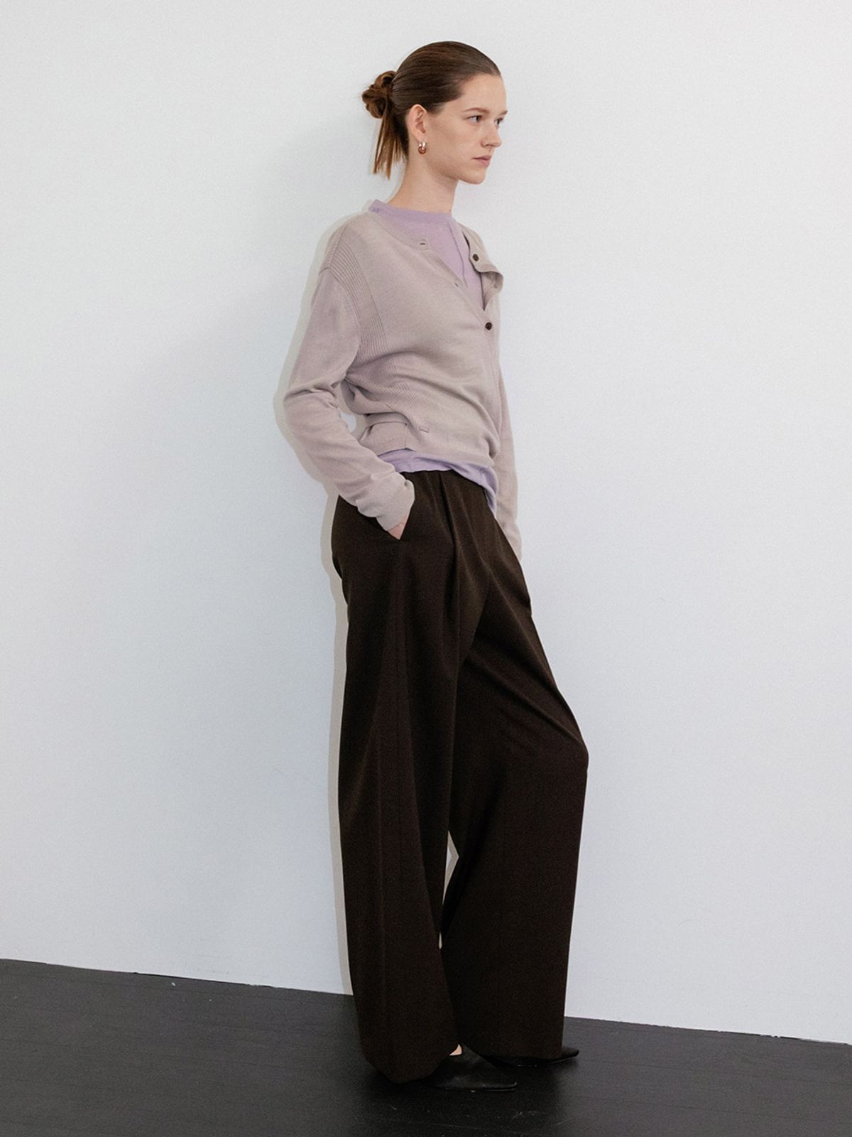 루에브르(LOEUVRE) Wide One-tuck Pants SW5AL322_2color