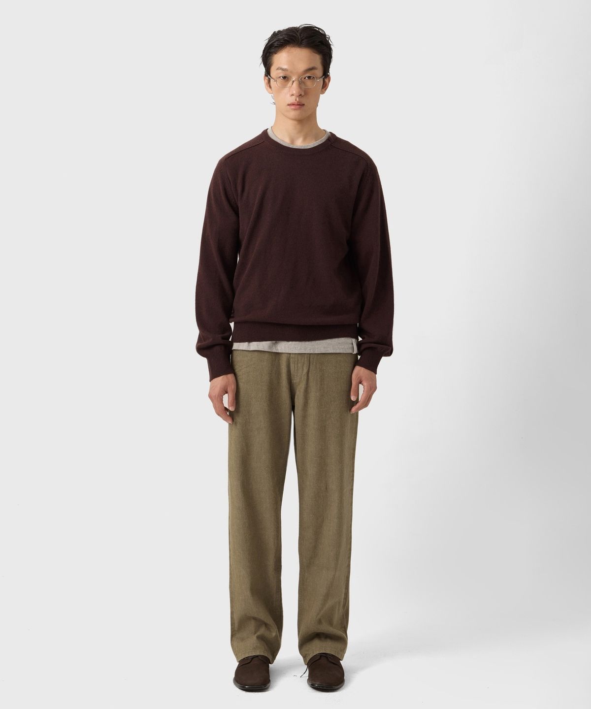 유스(YOUTH) Straight Denim Pants - Olive