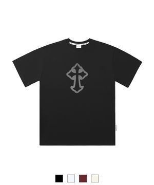 CROSS SPRAY 오버핏 반팔(SATAWA-0008)