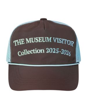 LOGO EMBROIDERY MESH CAP (BROWN)