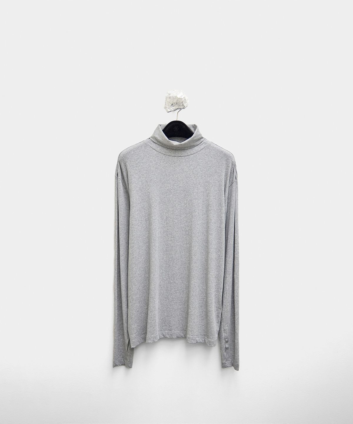 유스(YOUTH) Finger Hole L/S T-shirt - Melange Grey