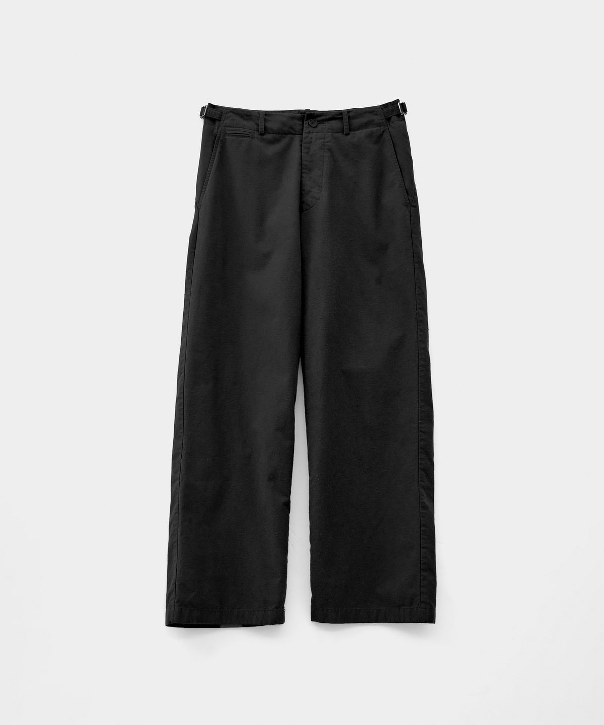 유스(YOUTH) Washed Wide Chino Pants - Black