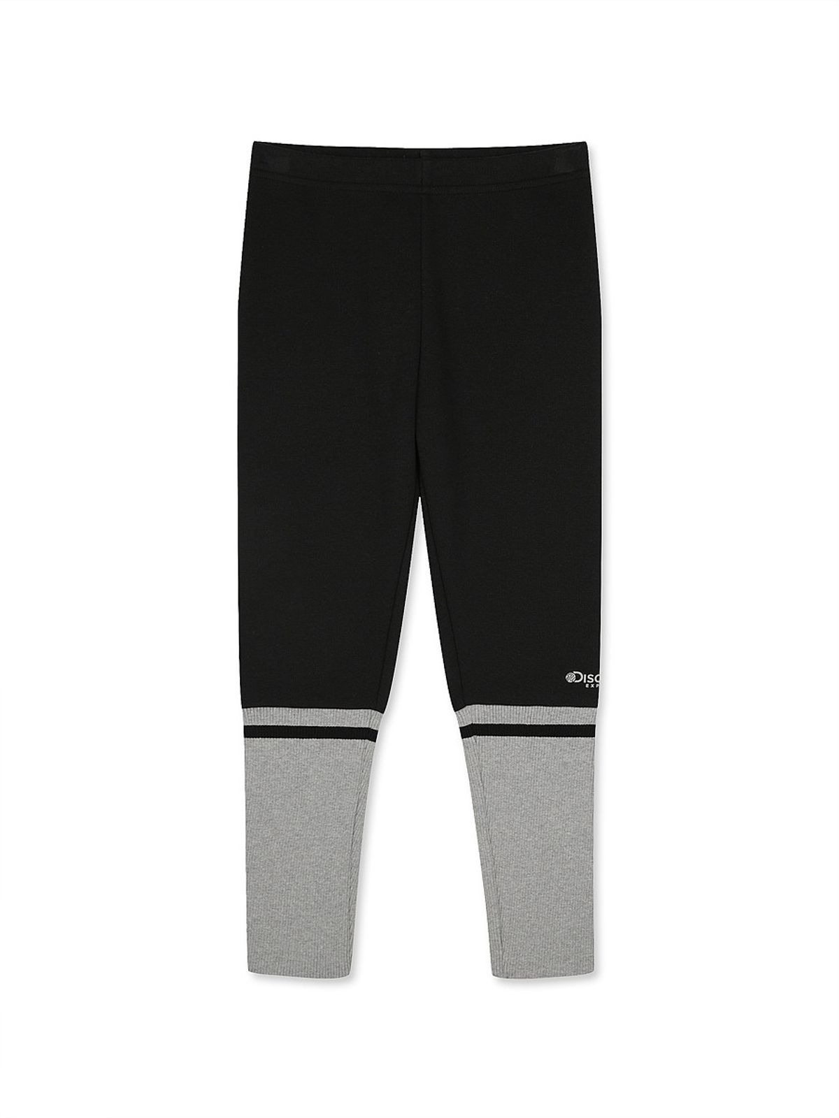 디스커버리 키즈(DISCOVERY KIDS) 여아 배색 레깅스 (BLACK)