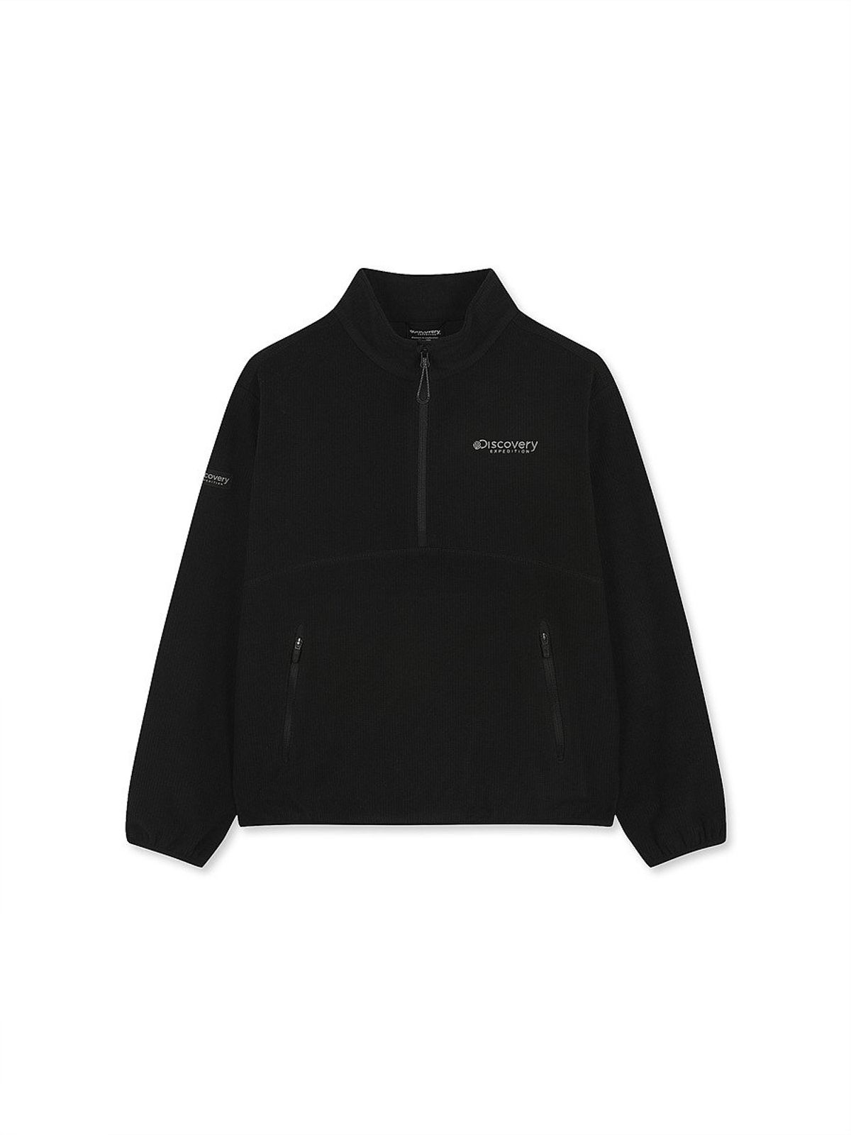 디스커버리 키즈(DISCOVERY KIDS) 키즈 기능성 하이넥 긴팔티 (BLACK)