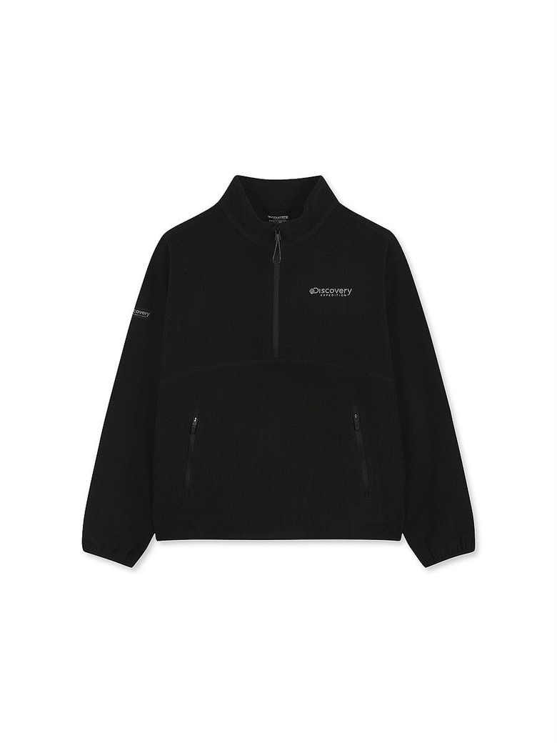 키즈 기능성 하이넥 긴팔티 (BLACK)