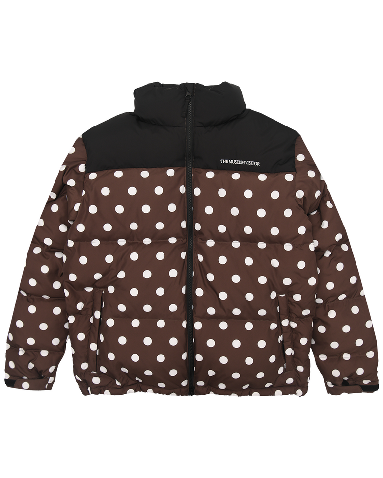 DOT DUCK DOWN JACKET (BROWN)