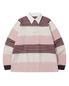 STRIPE PATCHWORK PK LONG SLEEVE (PINK)