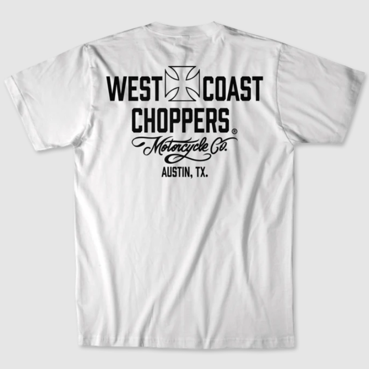 웨스트코스트챠퍼스(WEST COAST CHOPPERS) WCC Motorcycle Co. Tee - White