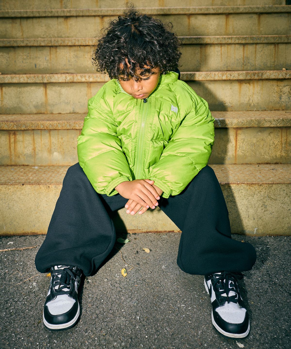 브라운브레스 키즈(BROWNBREATH KIDS) KIDS TAG LIGHT PADDING JUMPER - GREEN