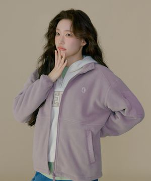 [최윤지 착용] 웜온 플리스 자켓 Dusty Pink