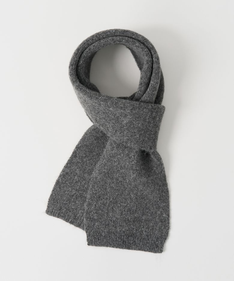데일리 소프트 니트 머플러 (CHARCOAL)