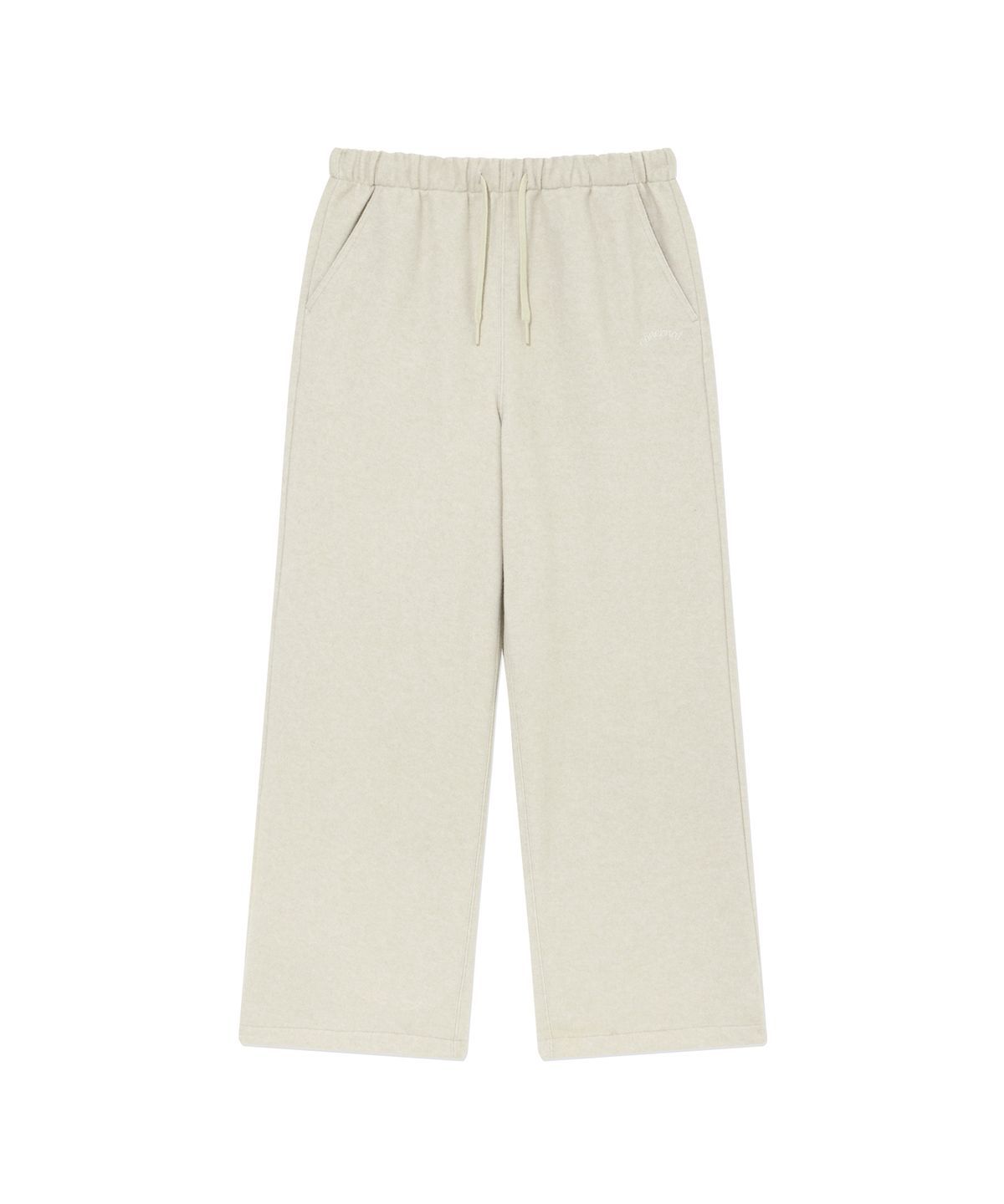 커버낫 우먼(COVERNAT WOMAN) 우먼 부클 밴딩 스웻 팬츠 Beige