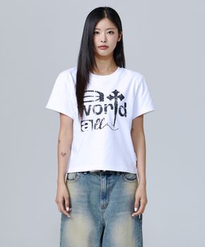 AWA CROSS 우먼 크롭 반팔(SACAWA-0006)