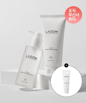 마이크로 클렌징 오일 200ml+마이크로 폼 클렌저 150ml (+폼 30ml 추가 증정)