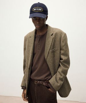 TAKE IT EASY 코듀로이 볼캡 다크 네이비 IEHE5F001N3