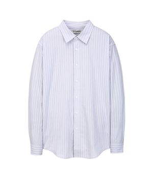 피처 스트라이프 (릴렉스)셔츠 그레이시 블루 IESH5F004B5
