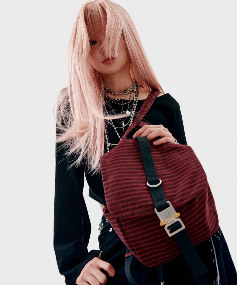 5PM30 Backpack Stripe Mini _ Red