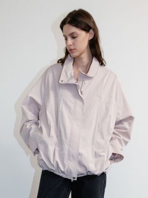 Tucked High-neck Blouson Jumper SW5AM306_2color