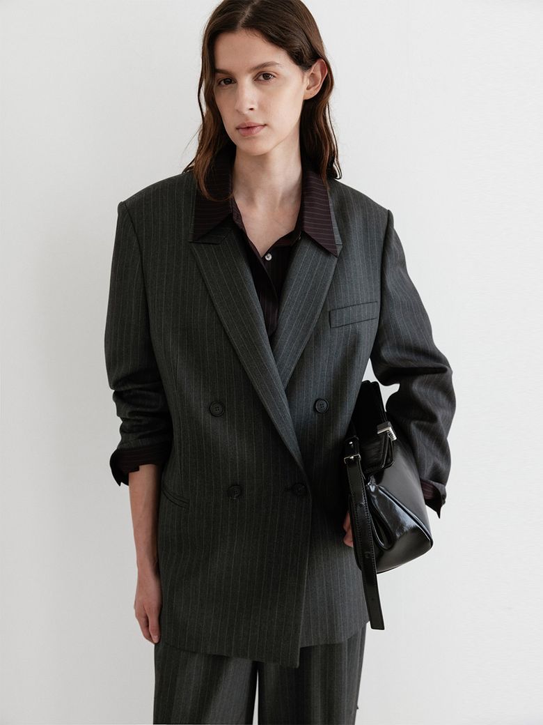 Double-Breasted Tailored Jacket SW5AJ321-GW