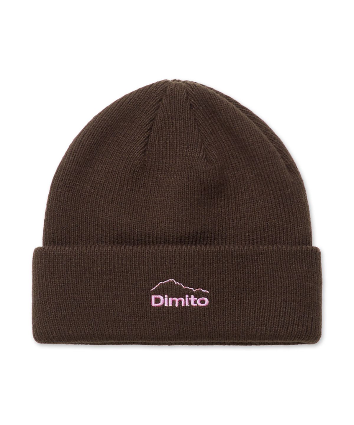 디미토(DIMITO) 25 DMT LOGO BEANIE BROWN