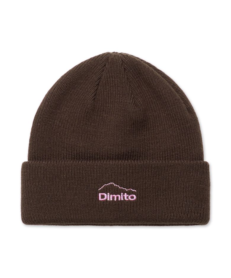 25 DMT LOGO BEANIE BROWN