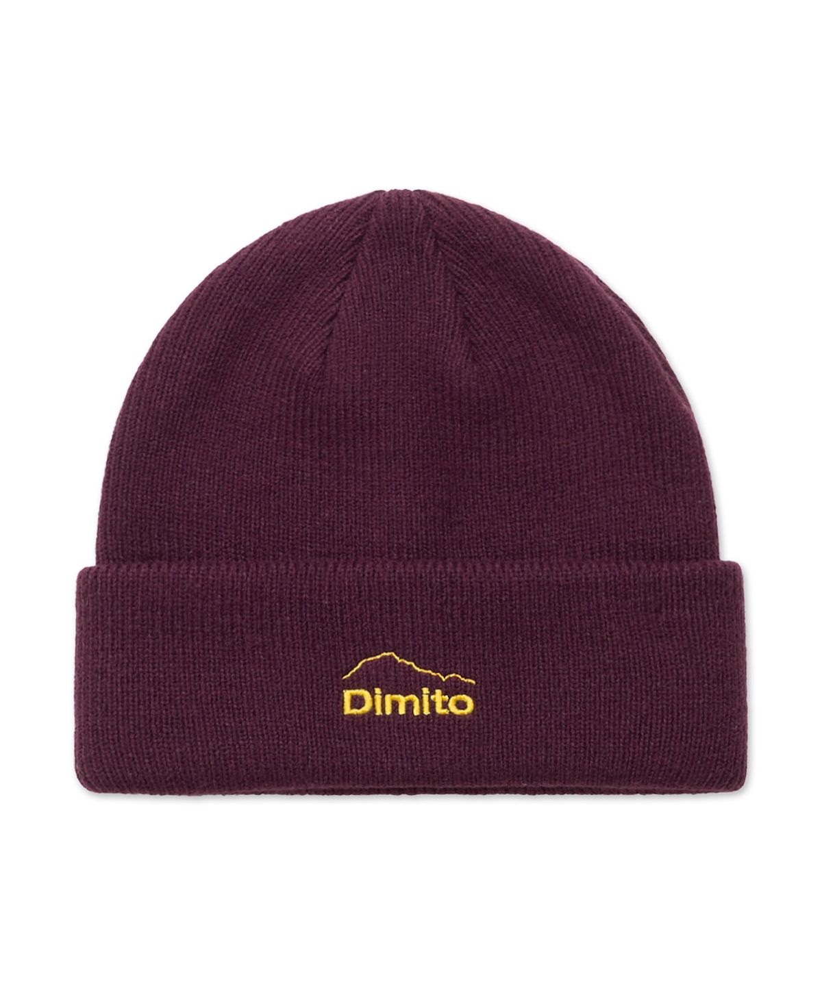 디미토(DIMITO) 25 DMT LOGO BEANIE WINE