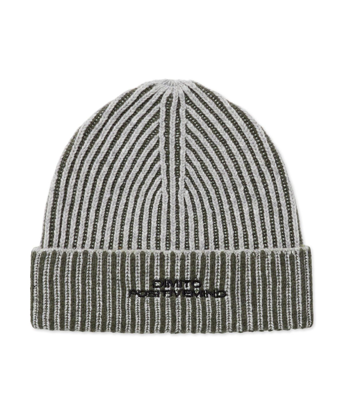 디미토(DIMITO) TWOTONE MIXED BEANIE KHAKI