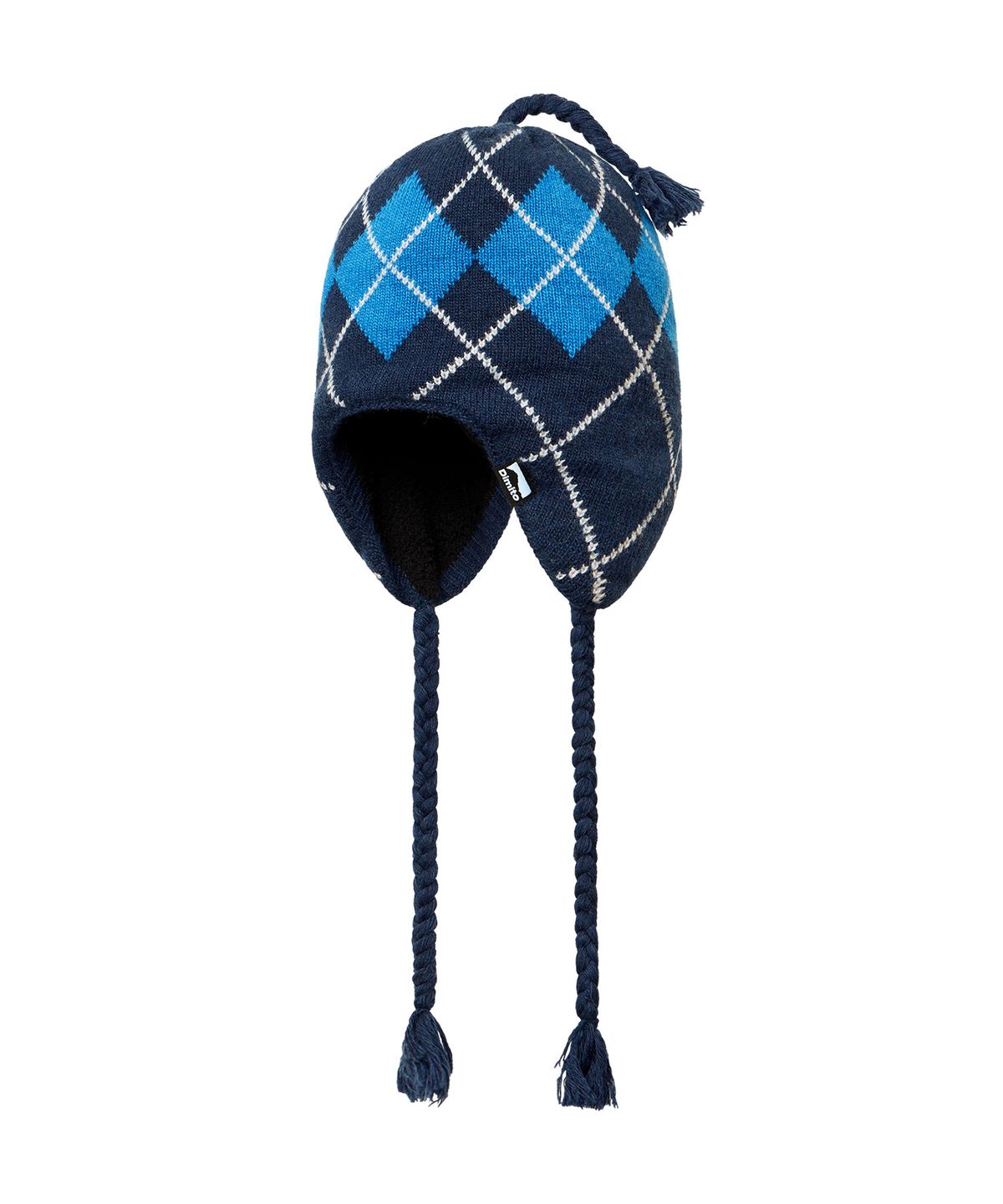 디미토(DIMITO) BASIC ARGYLE EAR FLAP BEANIE GLACIER